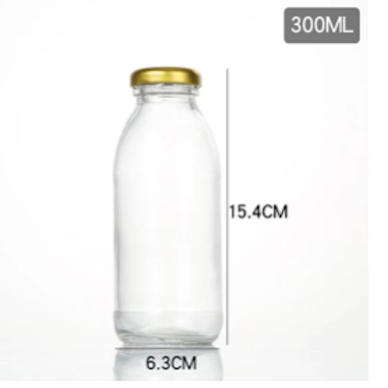 Glass Bottle 300ml, Water Bottle, Juice Bottle, 300ml Bottle, Bottle for domestic or commercial use, 300 ml