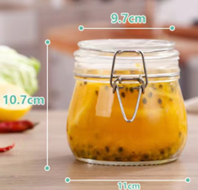 500ml Rubber Seal Glass Storage Jar, Glass Jar 500ml freshness seal, Glass Jars for Domestic and or Commercial use, spice jar, food jar